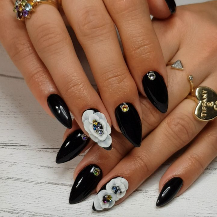 Beautiful Nail Art Manicure Stock Image - Image of nail, design: 104086807